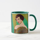 Search for art deco lady mugs Roaring twenties