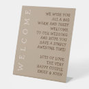 Search for welcome wedding signs Stylish