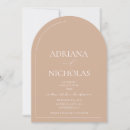 Search for tan wedding invitations Typography