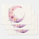 Search for crescent moon wrapping paper Flowers