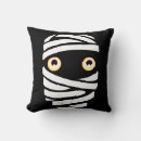 Search for halloween mummy cushions Black