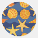 Search for seashell pattern stickers Ocean