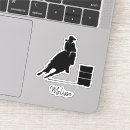 Search for barrel horse stickers Cowgirl