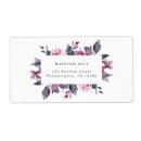 Search for address labels floral weddings Burgundy