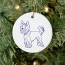 Search for terrier christmas tree decorations Blue