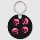 Search for punk skull key rings Black