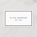 Search for clothing store business cards Minimal