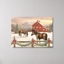 Search for christmas horse canvas prints Winter