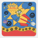 Search for space alien stickers Spaceship