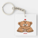 Search for cute teddy bear key rings Heart