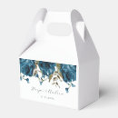 Search for floral favour boxes Navy blue