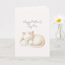 Search for cat mothers day cards Pink
