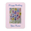Search for violet floral magnets Pink