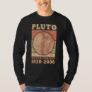 Search for pluto mens tshirts Science