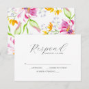 Search for pink pattern rsvp cards Watercolor