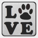 Search for black paw print stickers Dog