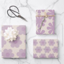 Search for pastel lilac wrapping paper Retro