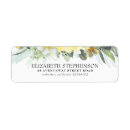 Search for yellow rose return address labels Elegant