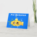 Search for yellow fish cards Cartoon