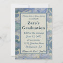 Search for impressionistic invitations Blue