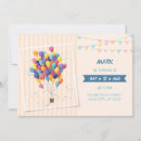 Search for world traveler birthday invitations Hot air balloon