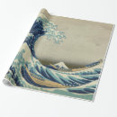 Search for ocean wave wrapping paper Great wave off kanagawa