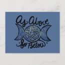 Search for wiccan art postcards Witch