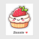 Search for strawberry cupcake stickers Whimsical
