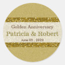Search for 50th golden anniversary stickers Sparkly