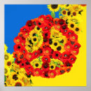Search for red poppies posters Yellow