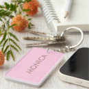 Search for plain pink key rings Minimalist