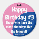 Search for third birthday magnets Girl