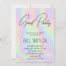 Search for rainbow graduation invitations Holographic