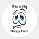 Search for funny happy face stickers Cute