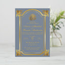 Search for slate blue wedding invitations Calligraphy