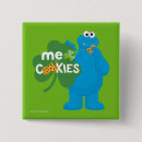 Search for 4 leaf clover square badges Green