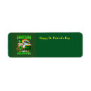Search for st patrick return address labels Shamrock
