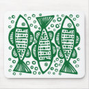 Search for green fish mouse mats Cute
