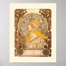 Search for alphonse mucha zodiac posters Vintage