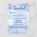 Search for ice blue bridal shower invitations Elegant