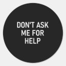 Search for help stickers Ask me