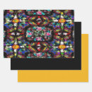 Search for stained glass wrapping paper Black