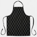 Search for black and white diamond pattern aprons Elegant