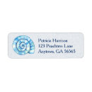 Search for summertime return address labels Seashell