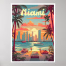 Search for vintage miami posters Illustration