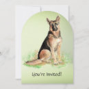 Search for watercolor dog invitations Party