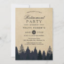 Search for forest retirement party invitations Elegant