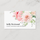 Search for dahlia flower business cards Makeup artist