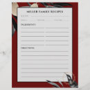 Search for blank recipe cards Elegant