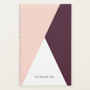 Search for pink planners Colour block
